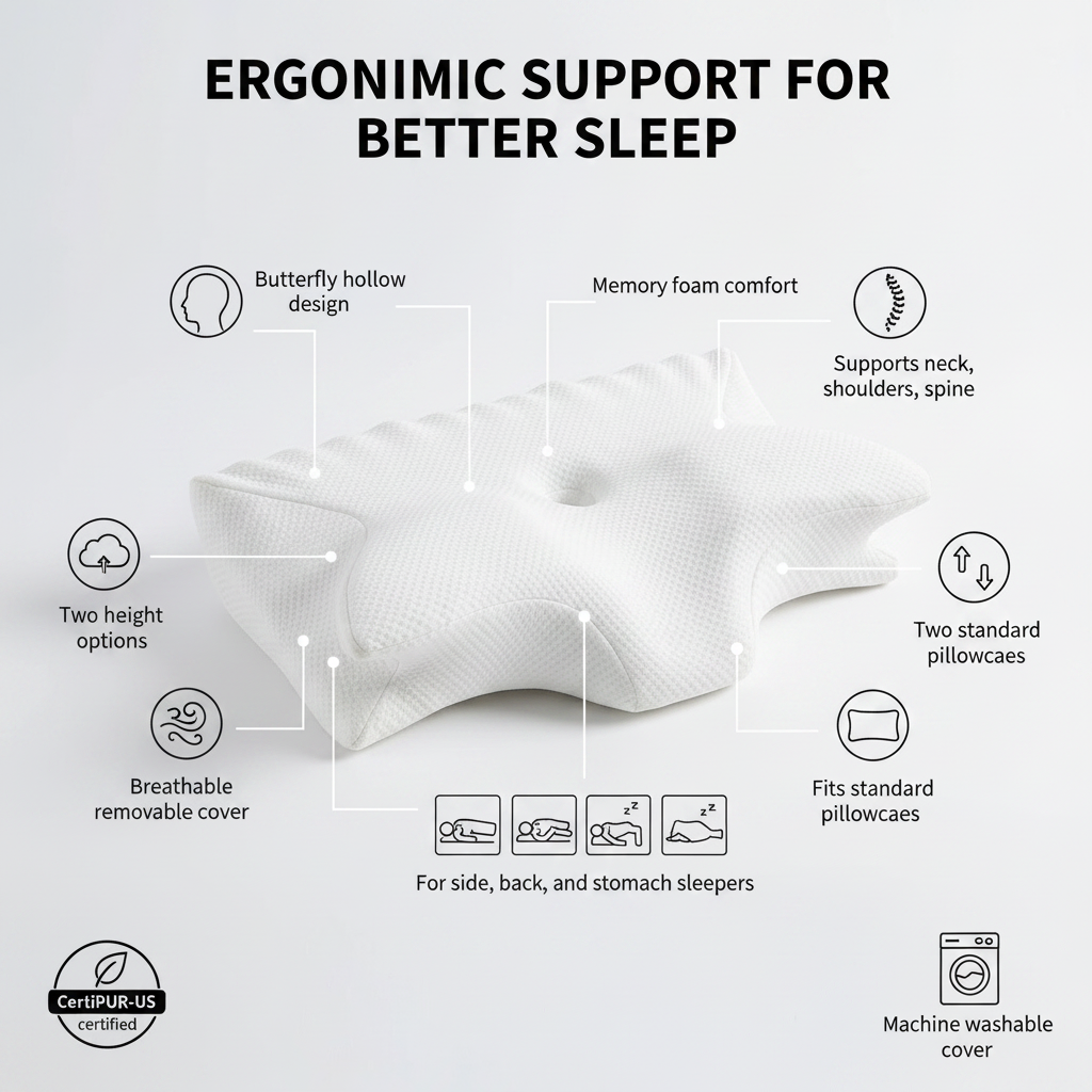 DreamAlignSleep® Orthopedic Pillow | The Original by The Dream Align Sleep