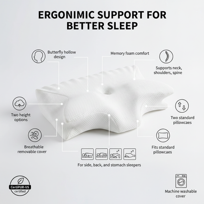 DreamAlignSleep® Orthopedic Pillow | The Original by The Dream Align Sleep