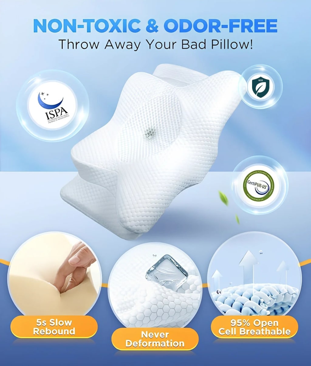DreamAlignSleep® Orthopedic Pillow | The Original by The Dream Align Sleep